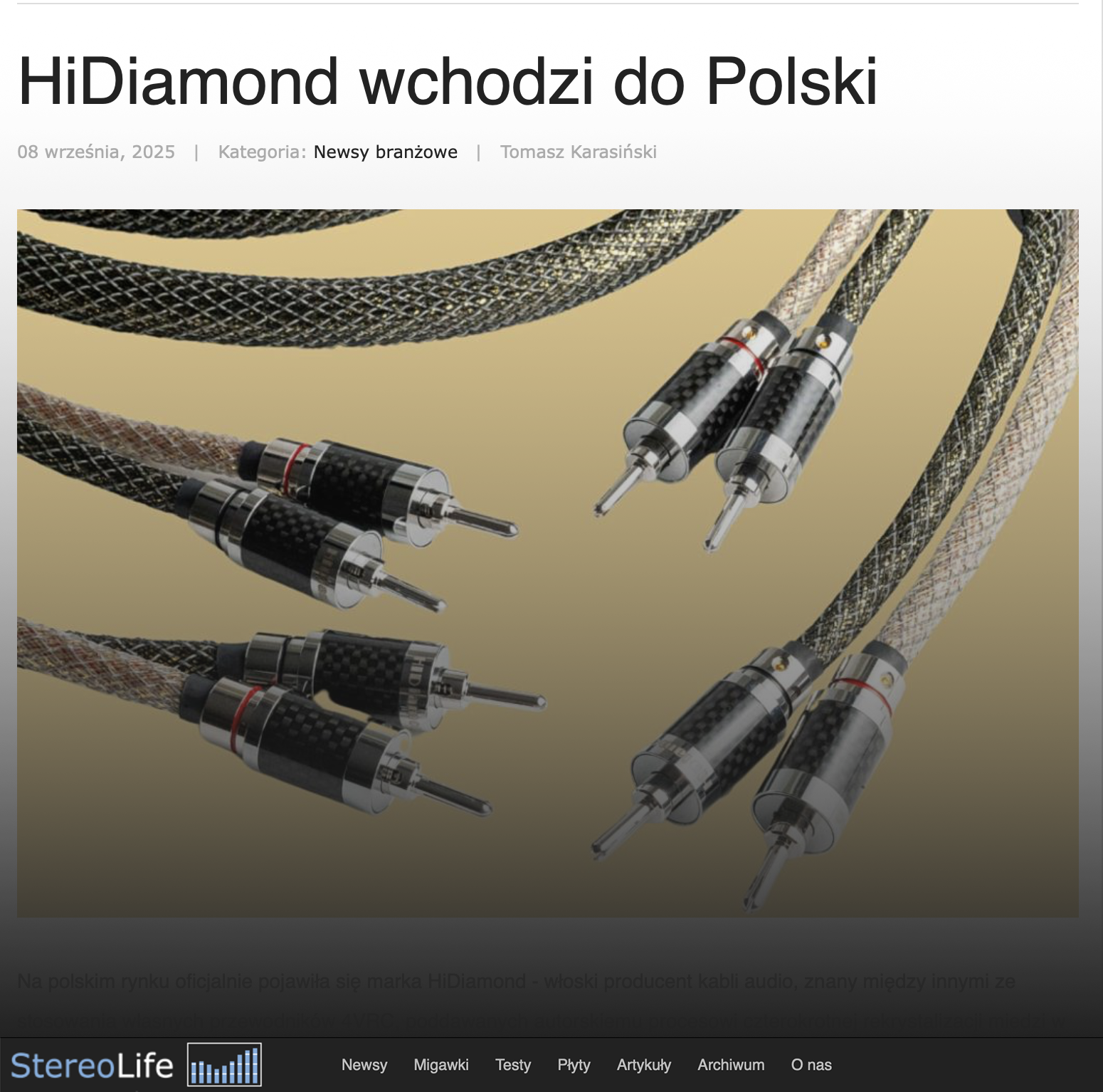HiDiamond w Stereolife!